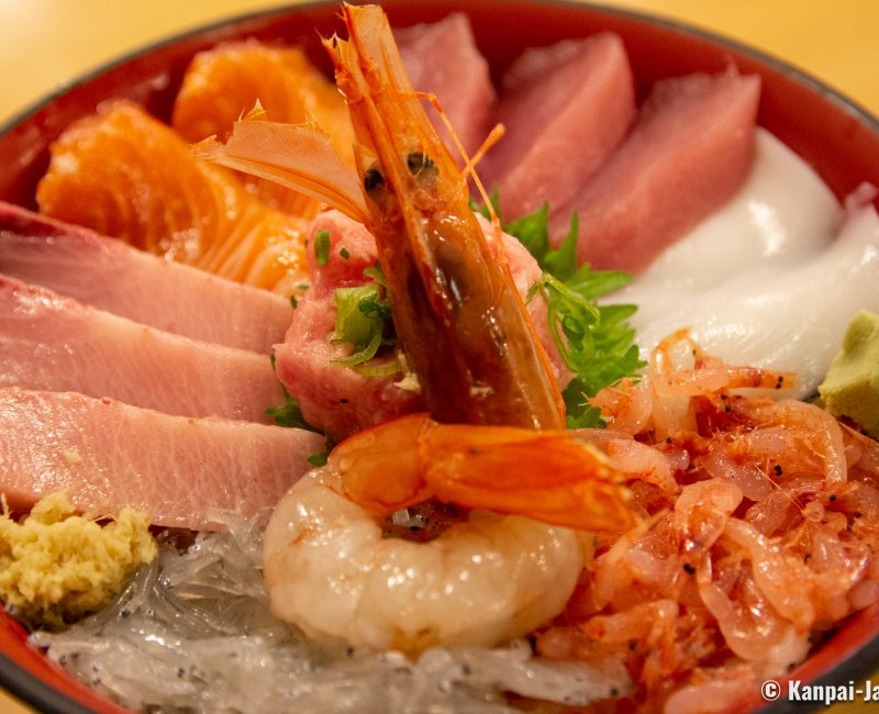 Numazu, Kaisendon raw fish donburi Numazu, Kaisendon raw fish donburi