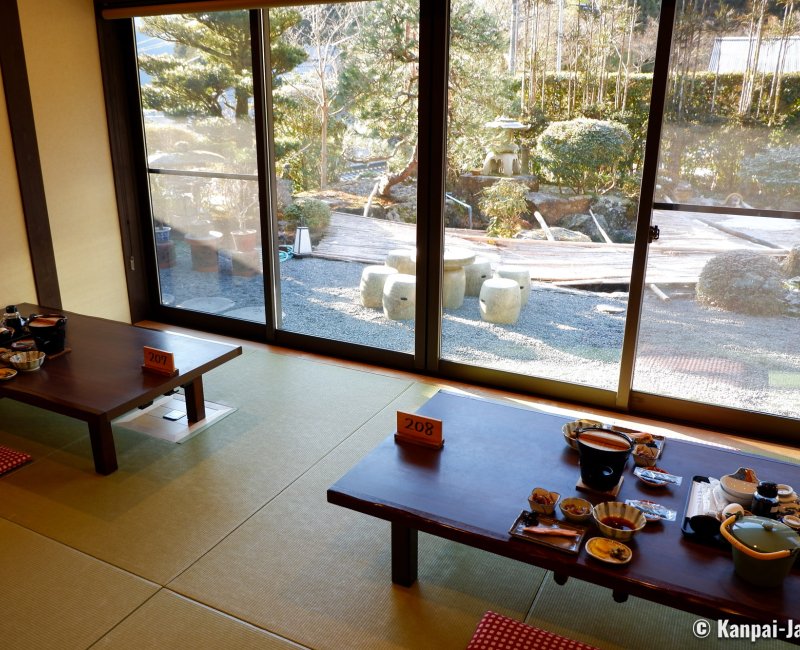 Yumoto Onsen Ohara Sanso (Kyoto), Restaurant room at breakfast time