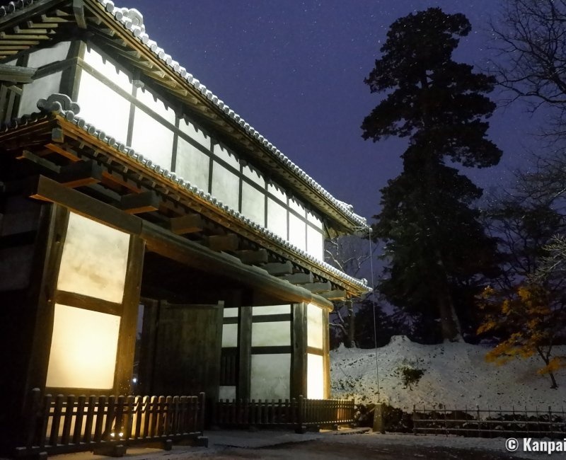 Hirosaki (Aomori), Minamiuchi-mon inner south gate in the castle's park Hirosaki (Aomori), Minamiuchi-mon inner south gate in the castle's park