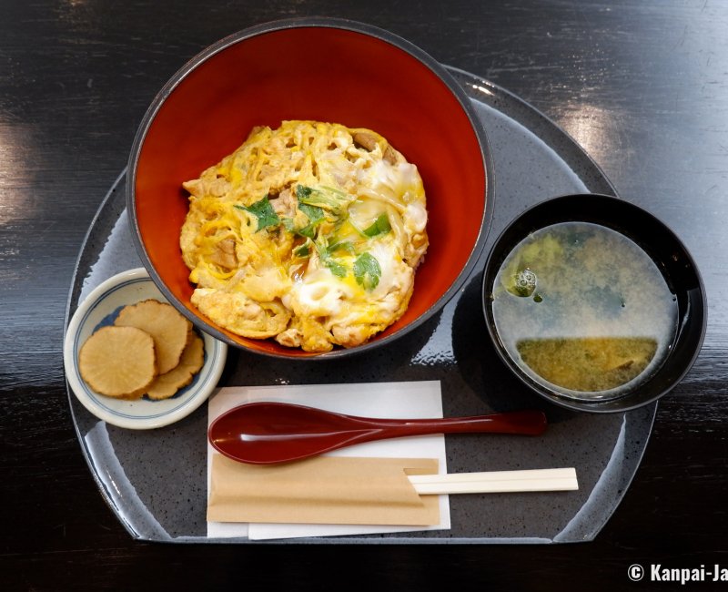 Hotel Folkloro (Kakunodate), Oyakodon Donburi (rice, omelet and chicken)