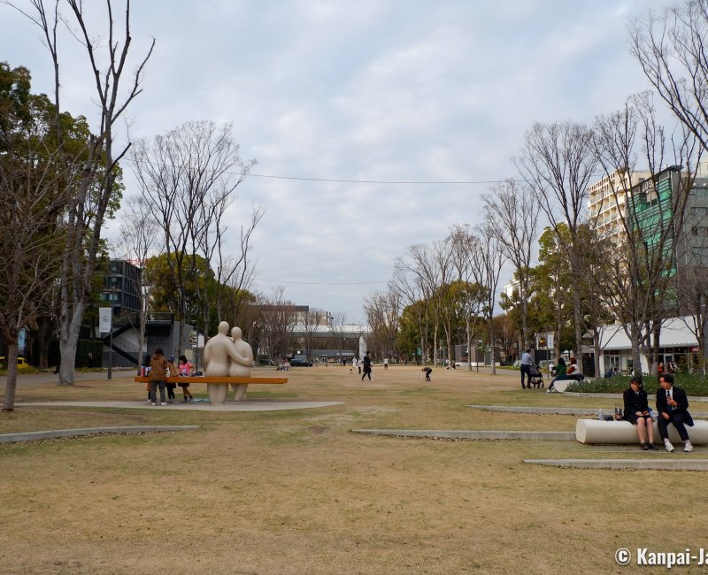Hisaya Odori (Nagoya), Lawns in the northern side of the park