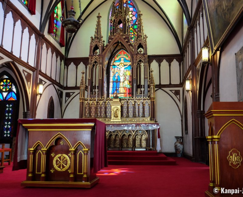 Oura Church (Nagasaki), Inside view of the basilica 2 Oura Church (Nagasaki), Inside view of the basilica 2