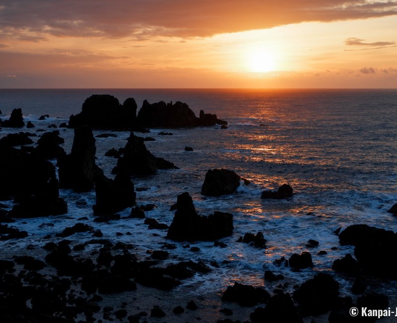 Oga Peninsula (Akita), Sunset at Cape Nyudo 2