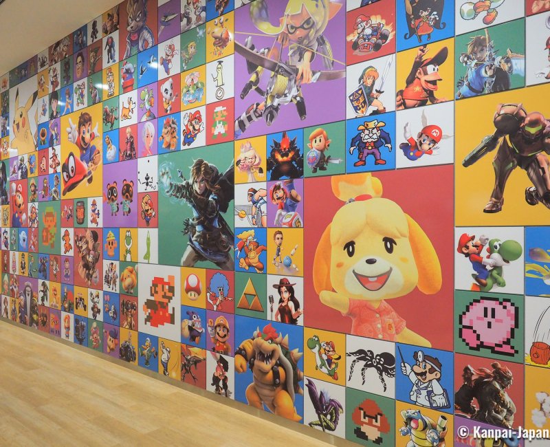 Nintendo Museum (Uji), Nintendo's video games characters mural Nintendo Museum (Uji), Nintendo's video games characters mural
