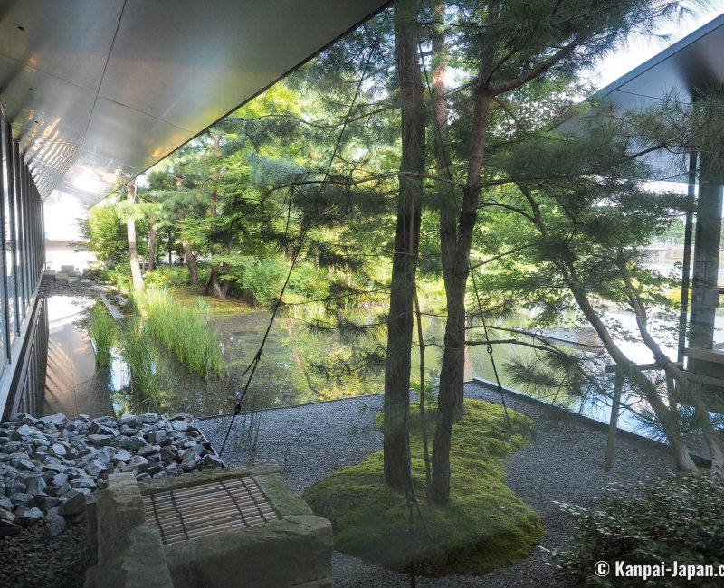 Fukuda Art Museum (Kyoto), View on the contemporary garden Fukuda Art Museum (Kyoto), View on the contemporary garden