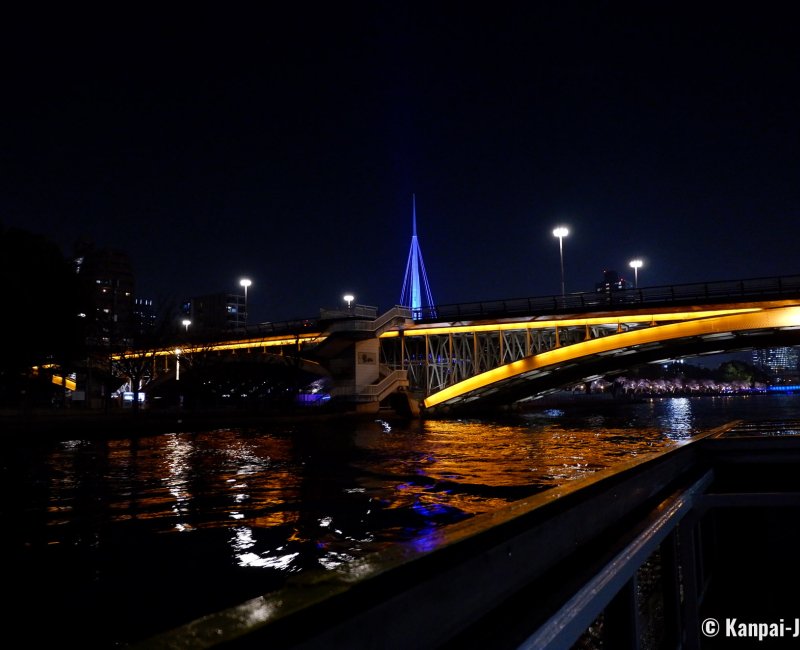 Osaka River Fantasy, Night cruise on the Okawa river 2 Osaka River Fantasy, Night cruise on the Okawa river 2