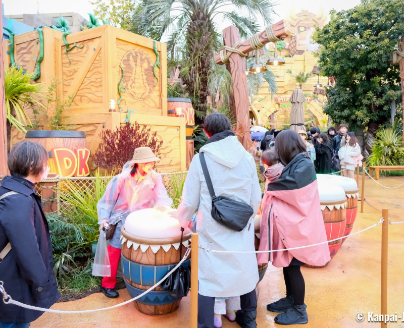 Donkey Kong Country (USJ, Osaka), Music game on the DK Bongos drums