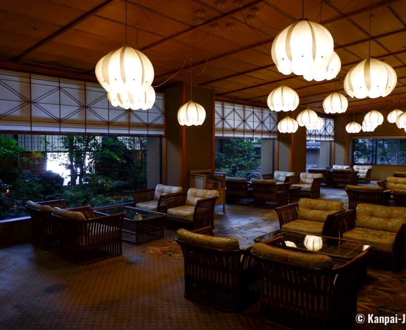 Yamatoya Honten (Matsuyama), Lobby of the ryokan inn Yamatoya Honten (Matsuyama), Lobby of the ryokan inn