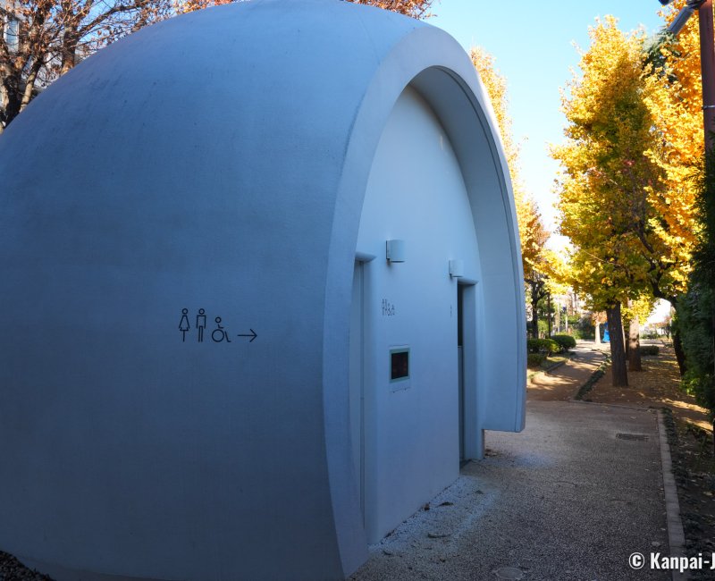 The Tokyo Toilet (Shibuya), Nanago Dori Park toilet facility, by Kazoo Sato