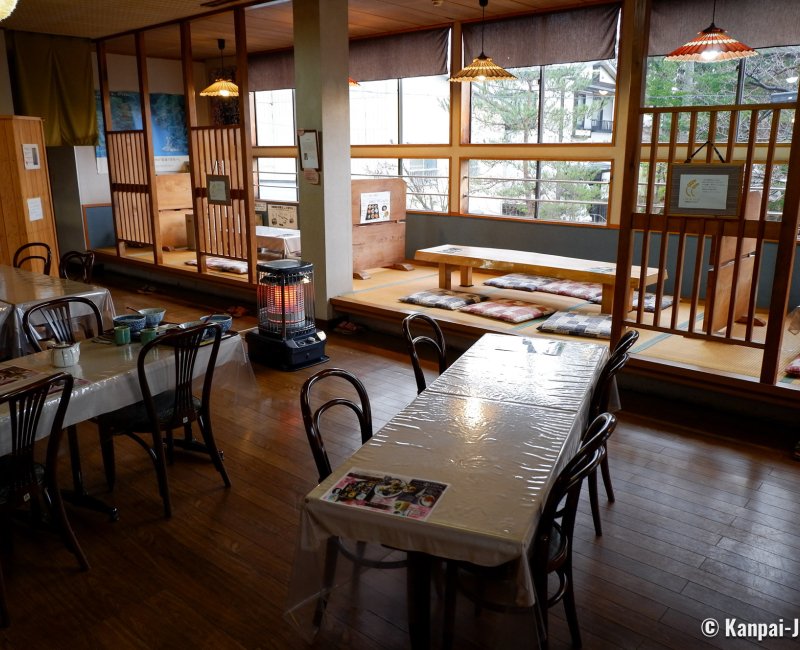 Shokudo Inaho (Kakunodate), View of the seatings in the restaurant