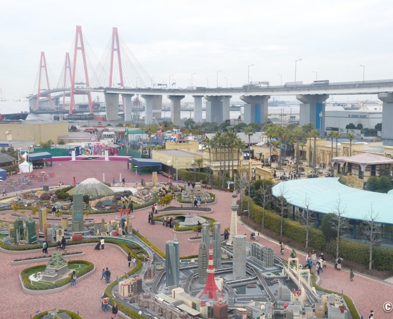 Legoland Japan (Nagoya), Overview of the park and the industrial area from the Observation Tower Legoland Japan (Nagoya), Overview of the park and the industrial area from the Observation Tower