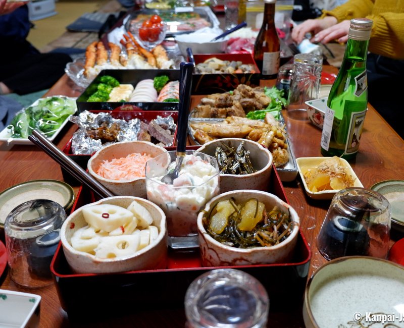 Osechi Ryori, Various Japanese dishes traditionally eaten on the New Year's Day 2