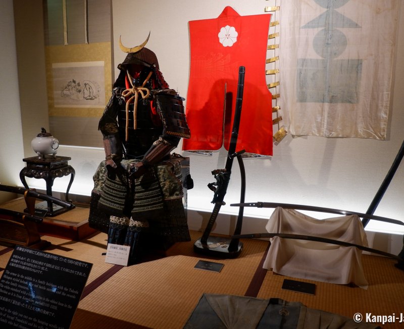 Aoyagi Samurai Manor Museum (Kakunodate), Display of a complete warrior equipment