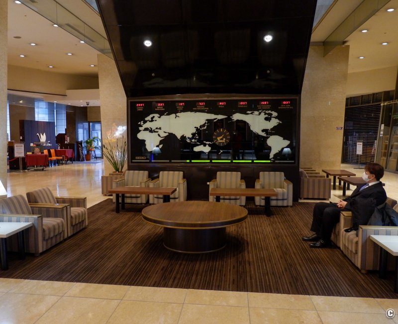 Hotel Aomori, Hotel lobby