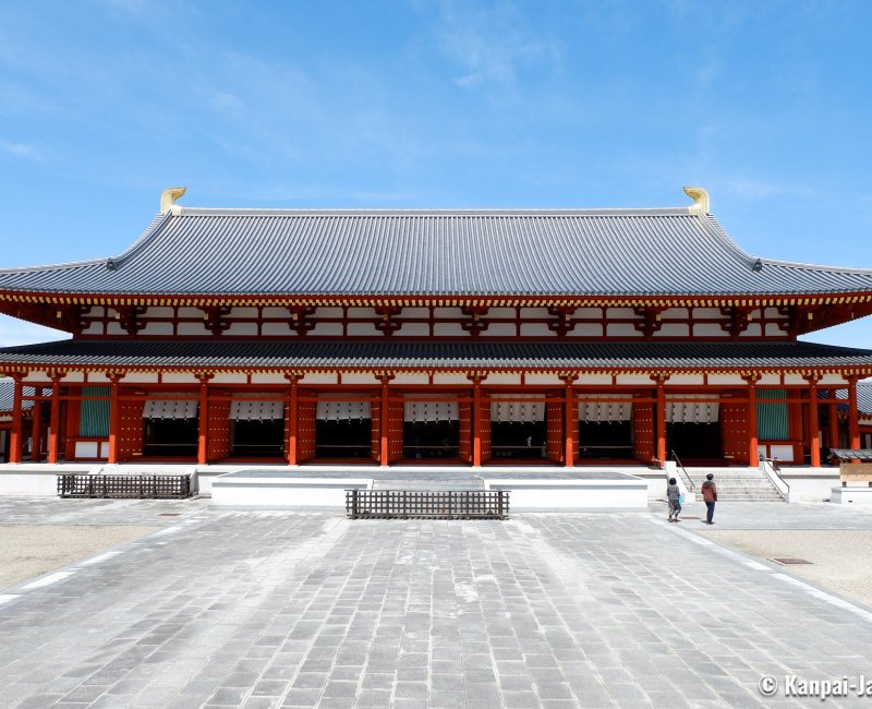 Nara, Daikodo pavilion in Yakushi-ji temple in the west of the city