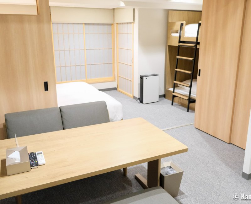MIMARU Osaka Shinsaibashi North, View on a family apartment-hotel with 1 bedroom from its entrance