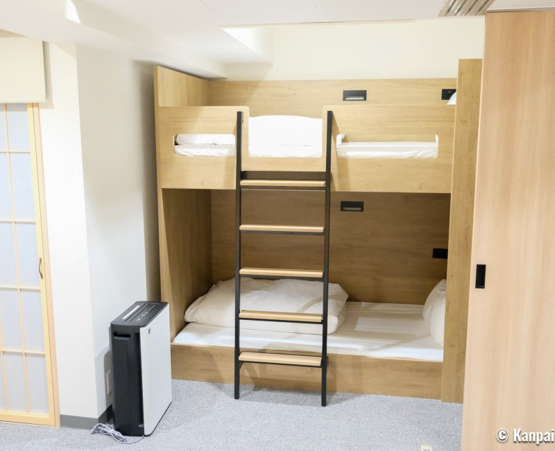 MIMARU Osaka Shinsaibashi North, Family apartment-hotel with 1 bedroom, view on the bunk beds