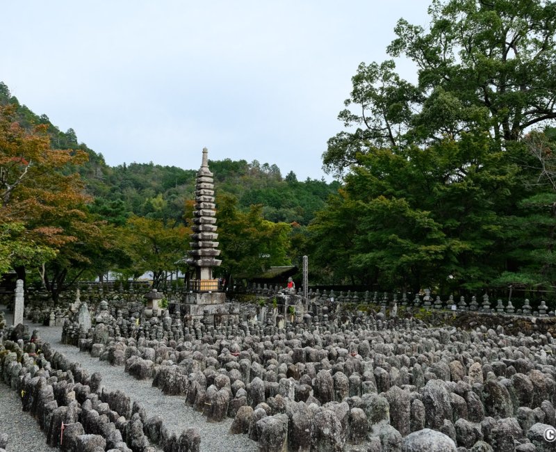 Arashiyama (Kyoto), Cemetery of Adashino Nenbutsu-ji temple Arashiyama (Kyoto), Cemetery of Adashino Nenbutsu-ji temple