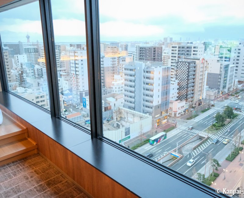 The Royal Park Canvas Fukuoka Nakasu (Kyushu), Panoramic view from the Premium Twin Riverside room The Royal Park Canvas Fukuoka Nakasu (Kyushu), Panoramic view from the Premium Twin Riverside room