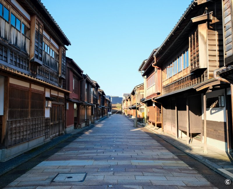 Kanazawa, Traditional streetscape Higashi Chaya Kanazawa, Traditional streetscape Higashi Chaya