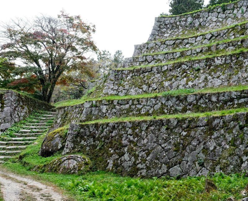 Kiso Valley (Japanese Alps), Iwamura Castle ruins (Ena City, Gifu prefecture) 2 Kiso Valley (Japanese Alps), Iwamura Castle ruins (Ena City, Gifu prefecture) 2