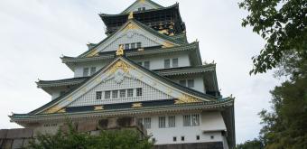 Osaka Castle, View on the keep 2