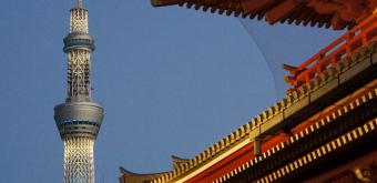 Tokyo SkyTree, Viewed from Senso-ji temple in Asakusa