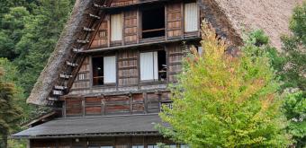 Shirakawago, Traditional house with a thatched roof