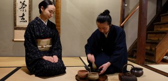 Machiya Cottage Karigane (Kyoto), Tea Ceremony for guest welcoming