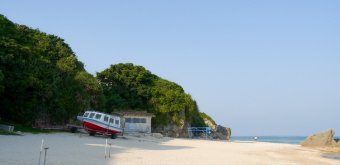 Okinawa Archipelago, Mibaru beach in Naha