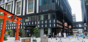 Nihonbashi (Tokyo), Fukutoku Shrine surrounded by buildings 2