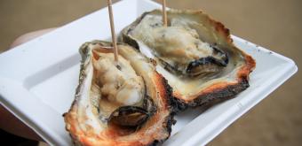 Miyajima's cooked oysters