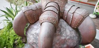 Nippon TV Odokei, detail of Miyazaki's Giant Clock