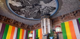 Kencho-ji (Kamakura), Indoor view of the Hatto