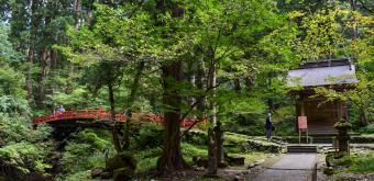 Mount Haguro (Dewa Sanzan), Red Bridge