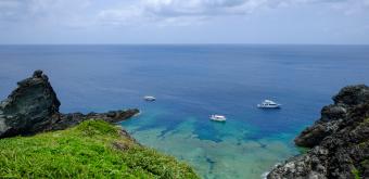 Ishigaki Island (Okinawa), Oganzaki cliffs on the west end of the island
