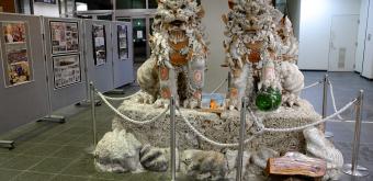 Miyakojima (Okinawa), Shisa lions statues made of shells and coral