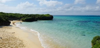 Miyakojima (Okinawa), A beach in the north of the island