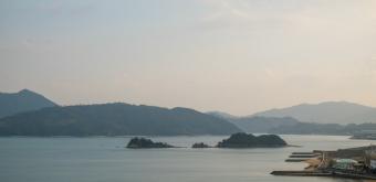 Shimanami Kaido Cycling Course, View on Seto Inland Sea