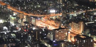 Midland Square (Nagoya), View on the castle