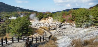 Unzen Jigoku (Nagasaki), Walking path in Mount Unzen's Hells