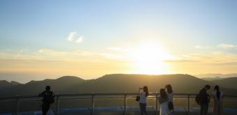 Mount Inasa, Sunset viewed from the observatory