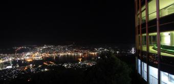 Mount Inasa, Night panorama on Nagasaki from the observatory