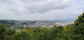 Mount Daikichi (Uji), Elevated panoramic view on Uji City