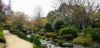 Daisen Park (Sakai, Osaka), Walking path in the Japanese garden