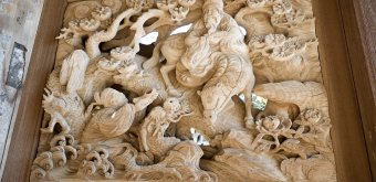 Ryuko-ji (Enoshima), Wood carvings