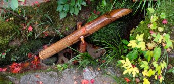 Shisen-do (Kyoto), Shishi-odoshi fountain and Sozu bamboo stick