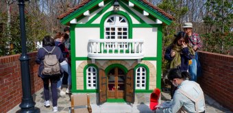 Ghibli Park (Nagoya), Baron's office (The Cat's Return) in the Hill of Youth