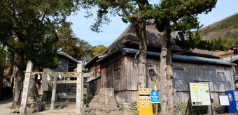 Shodoshima (Shikoku), Shrine for rice harvest and Kabuki theater rural stage Noson Nakayama