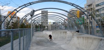 Miyashita Park (Tokyo), Skate park on the rooftop